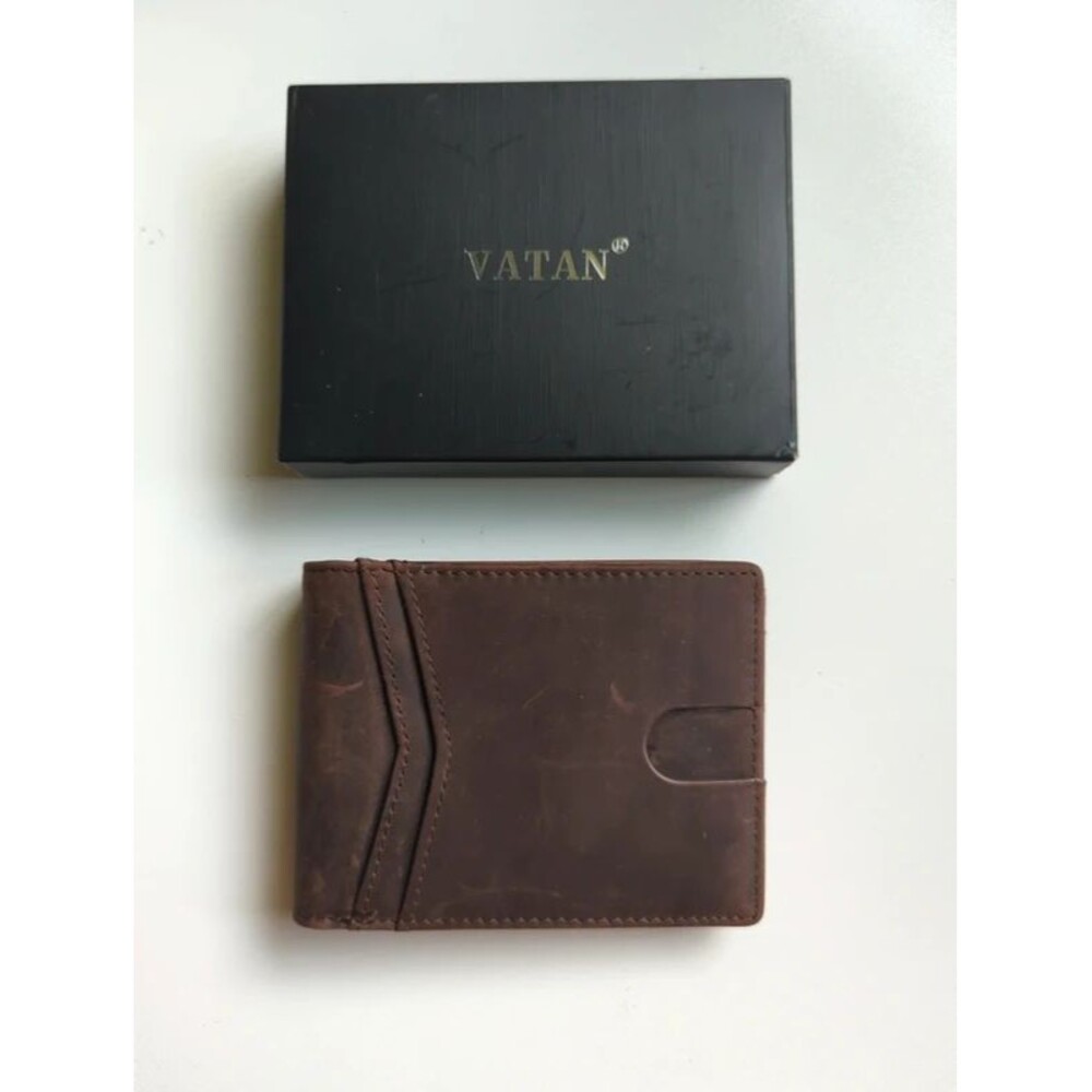 Man's leather wallet - Picture 1 of 4